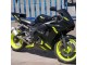 Lojas Carenagens Moto Yamaha YZF R6S 2006-2009 - Preto Brilhante Amarelo Néon