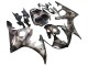 Lojas Carenagens Moto Yamaha YZF R6S 2006-2009 - Cinzento Preto Fosco Geometric