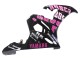 Lojas Carenagens Moto Yamaha YZF R6S 2006-2009 - Amarelo Rosa Preto Brilhante Rossi Repsol 46