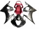 Lojas Carenagem Moto Yamaha YZF R6S 2006-2009 - Vermelho Preto Fosco