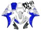 Lojas Carenagens Moto Yamaha YZF R6S 2006-2009 - Branco Azul GYTR