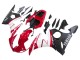 Lojas Carenagens Moto Yamaha YZF R6S 2006-2009 - Vermelho Branco Preto Fosco