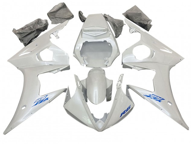 Lojas Carenagem Moto Yamaha YZF R6S 2006-2009 - Branco
