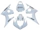 Lojas Carenagens Moto Yamaha YZF R6 2003-2004 - Branco Preto Decalques