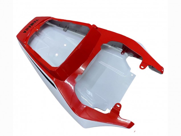 Lojas Carenagens Moto Yamaha YZF R6S 2006-2009 - Branco Vermelho Preto Brilhante