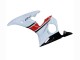 Lojas Carenagens Moto Yamaha YZF R6S 2006-2009 - Branco Vermelho Preto Brilhante