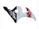 Lojas Carenagens Moto Yamaha YZF R6S 2006-2009 - Branco Vermelho Preto Brilhante Motul