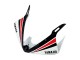Lojas Carenagens Moto Yamaha YZF R6S 2006-2009 - Branco Vermelho Preto Brilhante Motul