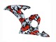 Lojas Carenagens Moto Yamaha YZF R6S 2006-2009 - Preto Vermelho Cinzento Camouflage