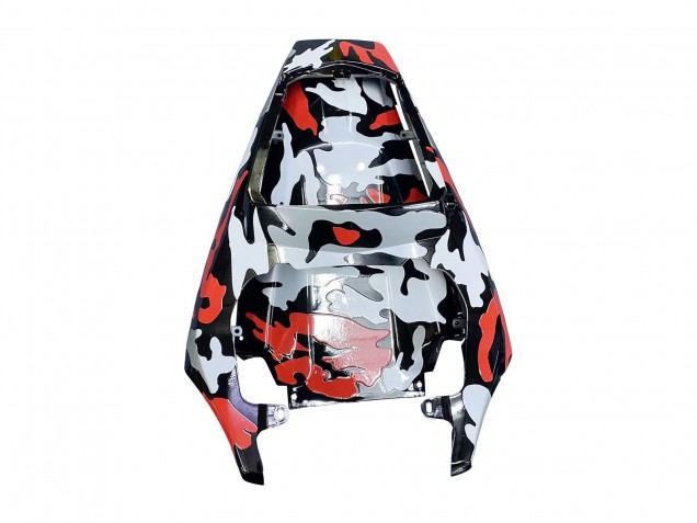 Lojas Carenagens Moto Yamaha YZF R6S 2006-2009 - Preto Vermelho Cinzento Camouflage