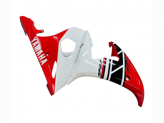 Lojas Carenagens Moto Yamaha YZF R6S 2006-2009 - Vermelho Branco Preto