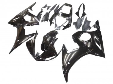 Lojas Carenagens Moto Yamaha YZF R6 2003-2004 - Preto Brilhante