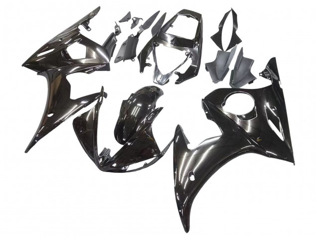 Lojas Carenagens Moto Yamaha YZF R6 2003-2004 - Preto Brilhante