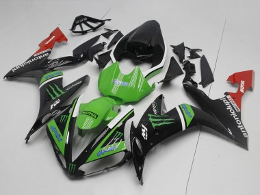 Lojas Carenagens Moto Yamaha YZF R1 2004-2006 - Preto Brilhante Branco Vermelho Verde Monstro