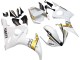 Lojas Carenagens Moto Yamaha YZF R6S 2006-2009 - Branco Ouro