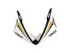 Lojas Carenagens Moto Yamaha YZF R6S 2006-2009 - Branco Ouro