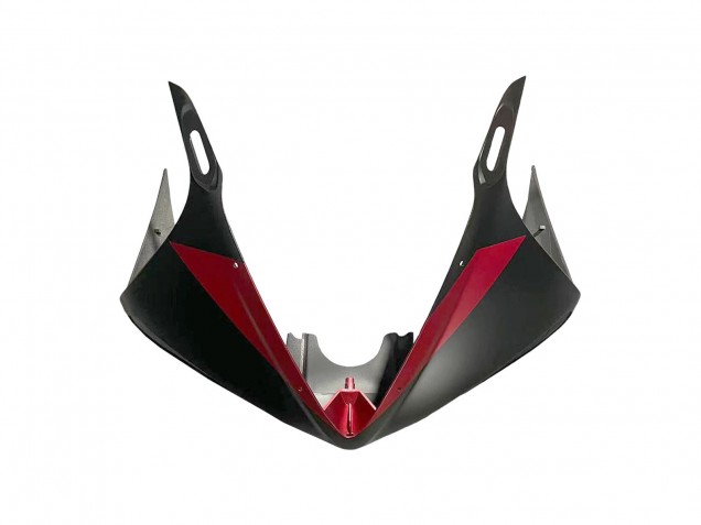 Lojas Carenagens Moto Yamaha YZF 600 R6 2005 - Preto Fosco Vermelho Geometric