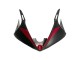 Lojas Carenagens Moto Yamaha YZF 600 R6 2005 - Preto Fosco Vermelho Geometric