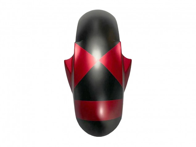 Lojas Carenagens Moto Yamaha YZF 600 R6 2005 - Preto Fosco Vermelho Geometric