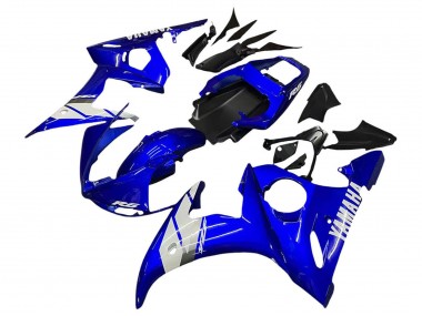 Lojas Carenagem Moto Yamaha YZF 600 R6 2005 - Azul Branco