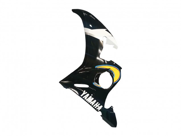 Lojas Carenagens Moto Yamaha YZF 600 R6 2005 - Preto Amarelo Vermelho 46