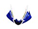 Lojas Carenagens Moto Yamaha YZF 600 R6 2005 - Branco Azul Dunlop Fiat Motul