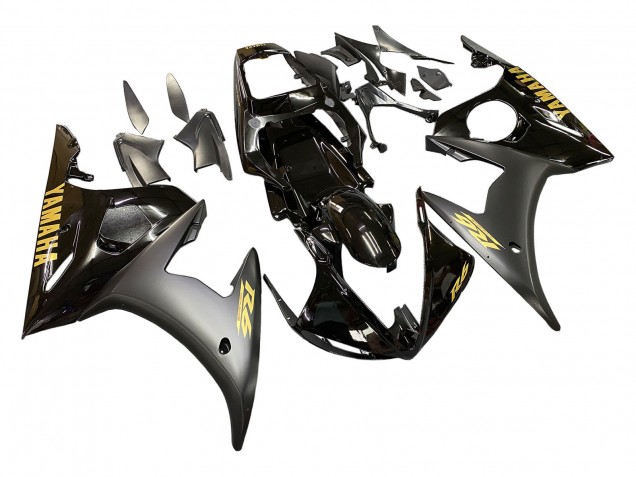 Lojas Carenagem Moto Yamaha YZF 600 R6 2005 - Preto Ouro