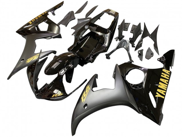 Lojas Carenagem Moto Yamaha YZF 600 R6 2005 - Preto Ouro