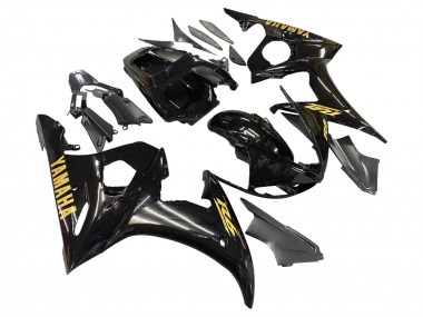 Lojas Carenagens Moto Yamaha YZF 600 R6 2005 - Preto Ouro