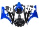 Lojas Carenagens Moto Yamaha YZF 600 R6 2006-2007 - Azul Preto Brilhante