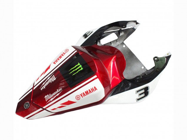Lojas Carenagens Moto Yamaha YZF 600 R6 2006-2007 - Branco Vermelho Preto Verde Monstro Milwaukee