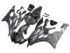Lojas Carenagens Moto Yamaha YZF 600 R6 2006-2007 - Preto Fosco Prata Chama