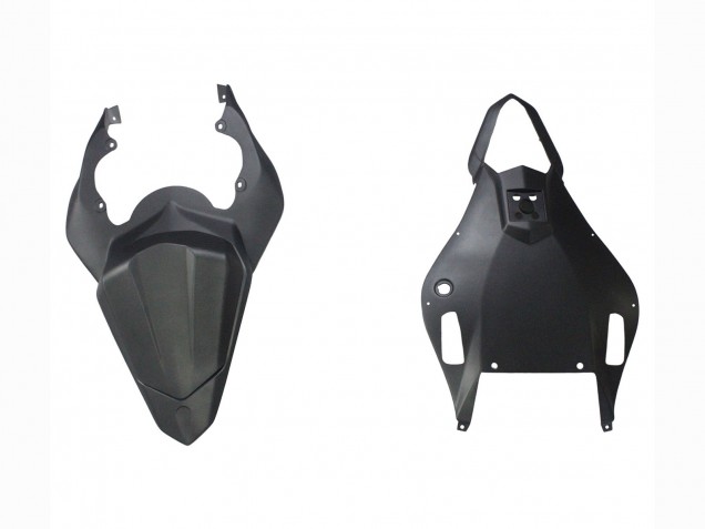Lojas Carenagens Moto Yamaha YZF 600 R6 2006-2007 - Preto Fosco Prata Chama