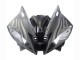 Lojas Carenagens Moto Yamaha YZF 600 R6 2006-2007 - Preto Fosco Prata Chama