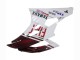 Lojas Carenagens Moto Yamaha YZF 600 R6 2006-2007 - Branco Vermelho Castanho Fiat Acer Yamalube