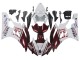 Lojas Carenagens Moto Yamaha YZF 600 R6 2006-2007 - Branco Vermelho Castanho Fiat Acer Yamalube