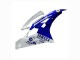Lojas Carenagens Moto Yamaha YZF 600 R6 2006-2007 - Branco Azul Jordan