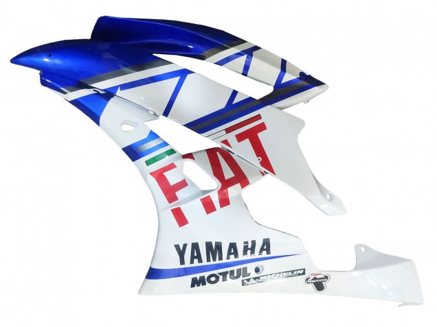 Lojas Carenagens Moto Yamaha YZF 600 R6 2006-2007 - Branco Azul Vermelho Fiat Motul Michelin