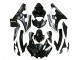 Lojas Carenagens Moto Yamaha YZF 600 R6 2006-2007 - Preto Brilhante Preto Fosco Branco Motul Michelin