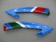 Lojas Carenagens Moto Yamaha YZF 600 R6 2006-2007 - Azul Verde Branco Vermelho Dunlop Michelin Motul
