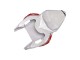 Lojas Carenagens Moto Yamaha YZF 600 R6 2006-2007 - Branco Vermelho Preto Motul