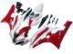 Lojas Carenagens Moto Yamaha YZF 600 R6 2006-2007 - Branco Vermelho