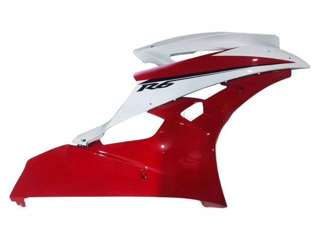 Lojas Carenagens Moto Yamaha YZF 600 R6 2006-2007 - Branco Vermelho