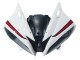 Lojas Carenagens Moto Yamaha YZF 600 R6 2006-2007 - Branco Vermelho