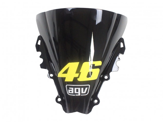 Lojas Carenagens Moto Yamaha YZF 600 R6 2006-2007 - Azul Verde Néon Preto Tubarão
