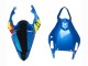 Lojas Carenagens Moto Yamaha YZF 600 R6 2006-2007 - Azul Verde Néon Preto Tubarão