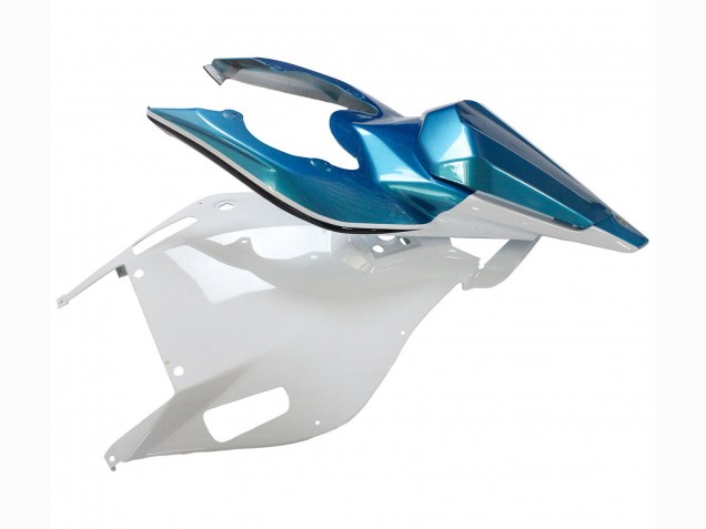 Lojas Carenagens Moto Yamaha YZF 600 R6 2006-2007 - Branco Azul Preto Semakin Didepan ENEOS
