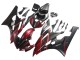 Lojas Carenagens Moto Yamaha YZF 600 R6 2006-2007 - Vermelho Preto Fosco