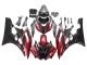 Lojas Carenagens Moto Yamaha YZF 600 R6 2006-2007 - Vermelho Preto Fosco