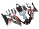Lojas Carenagens Moto Yamaha YZF 600 R6 2008-2016 - Prata Preto Vermelho Tubarão 4